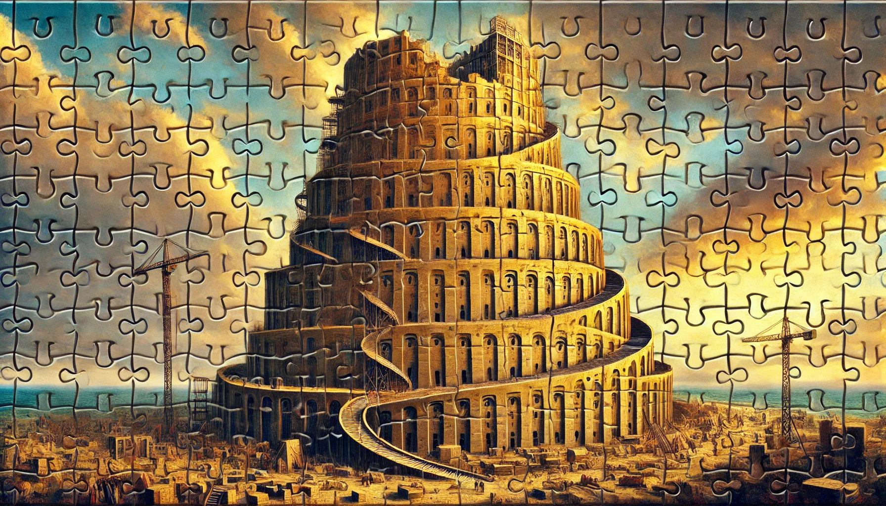 バベルの塔　ジクソーパネル